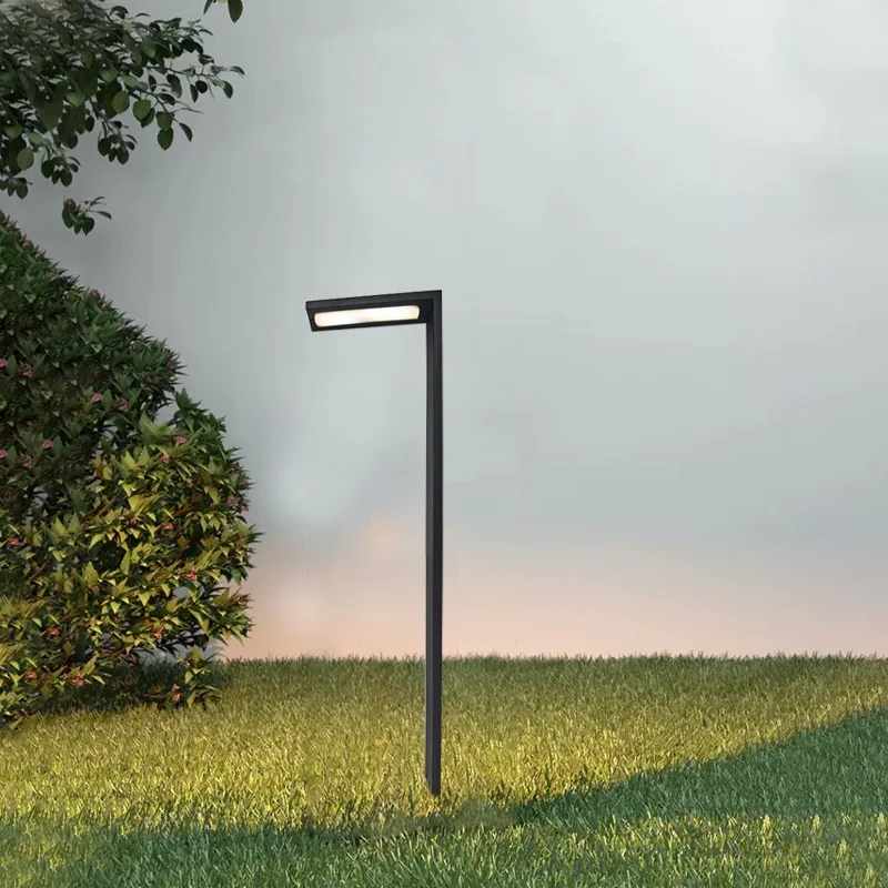 24V IP55 Waterproof Yard Lamp Lights Outdoor RGB LED Metal Garden Pathway Landscape Light