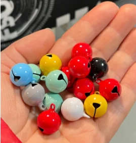 8mm-18mm Metal Bell DIY Christmas Shiny Jingle Bells for Festival Party Decorations Jewelry Dog Cat bell