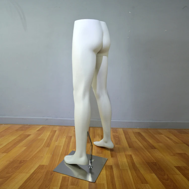 For trousers display fiberglass standing man lower half body mannequin,leg mannequin