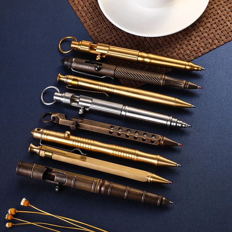 Creative New Bolt Action Tactical Pen Metal Luxury bolt action pen For Business Gift