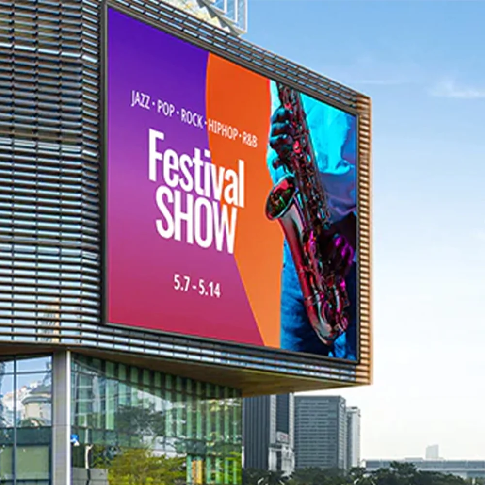 
Outdoor commercial big clear advertisement display screen digital billboard pantalla led for advertising 