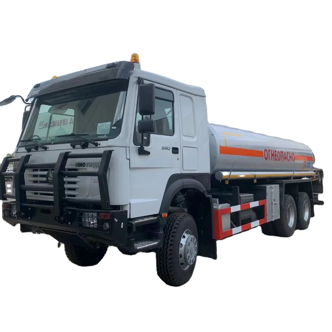 HOWO SINOTRUK EURO 3 20000 LITERS OIL TANK TRUCK EXPORTING CRUDE OIL DIESEL GASOLINE TRANSPORT TRUCK
