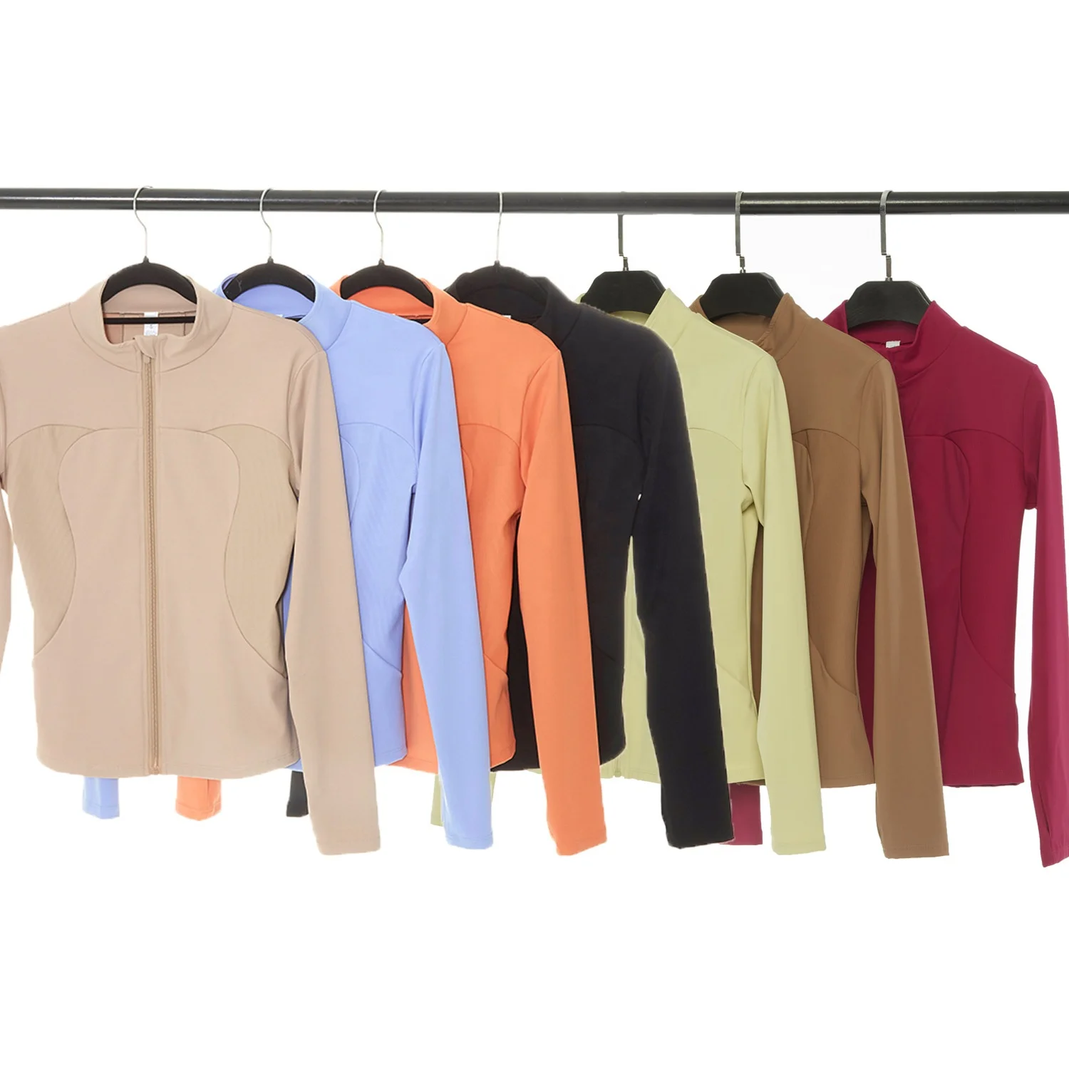 Activewear Wholesale High Impact Quality Bra+leggings With Warm Jacket Gym Sets Woman Plus Size 3 Pieces Running Workout Sets