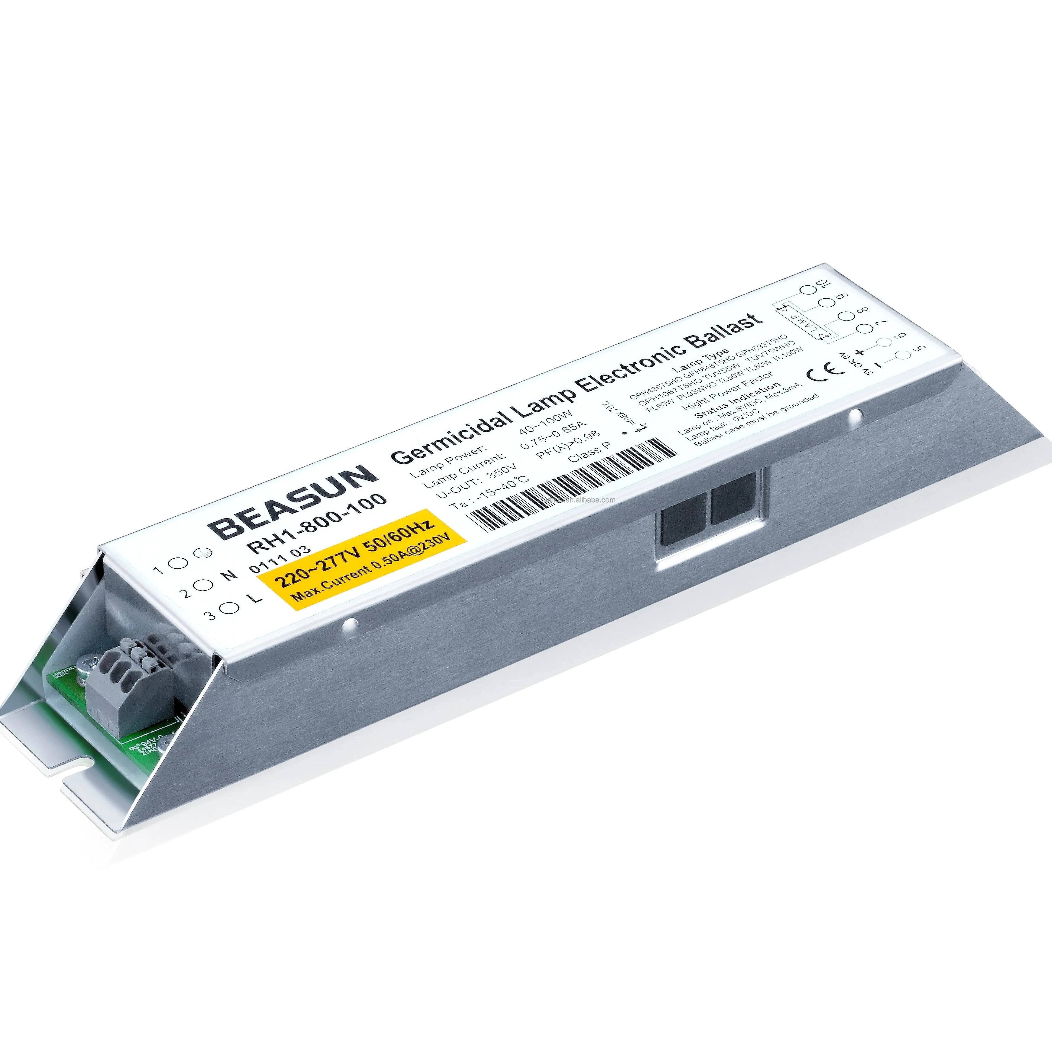 BEASUN Preheat Start Electronic Ballast For 40-100W UVC Germicidal Lamps