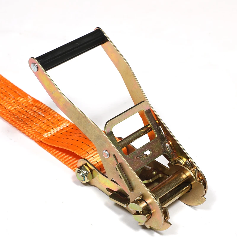 Reverse Gear 2 inch Polyester Webbing Cargo Lashing Double J Hook Ratchet Tie Down
