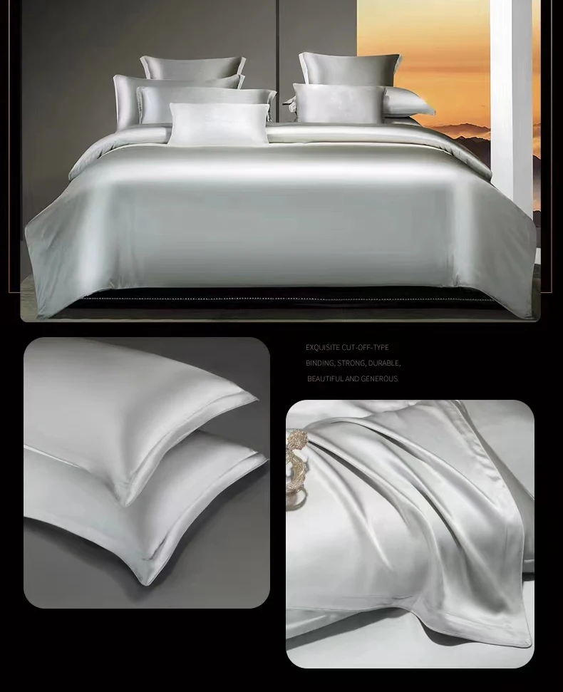 Luxury Soybean Silk Floss Microfiber Quilt Set Organic Cotton Bedding Quilts Duvet Set