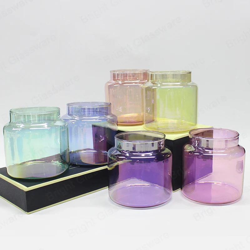 Unique Black White Frosted Custom Factory Bottom Round Shape Festival Decoration Logo Candle Jar Luxury