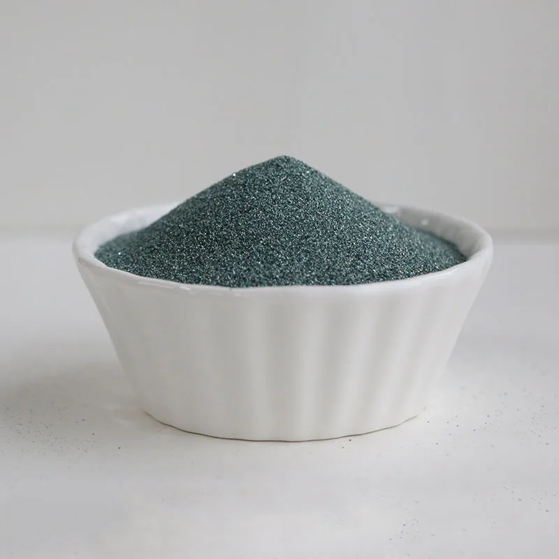 High quality green silicon carbide powder refractory material for sandblasting sic green carborundum sand