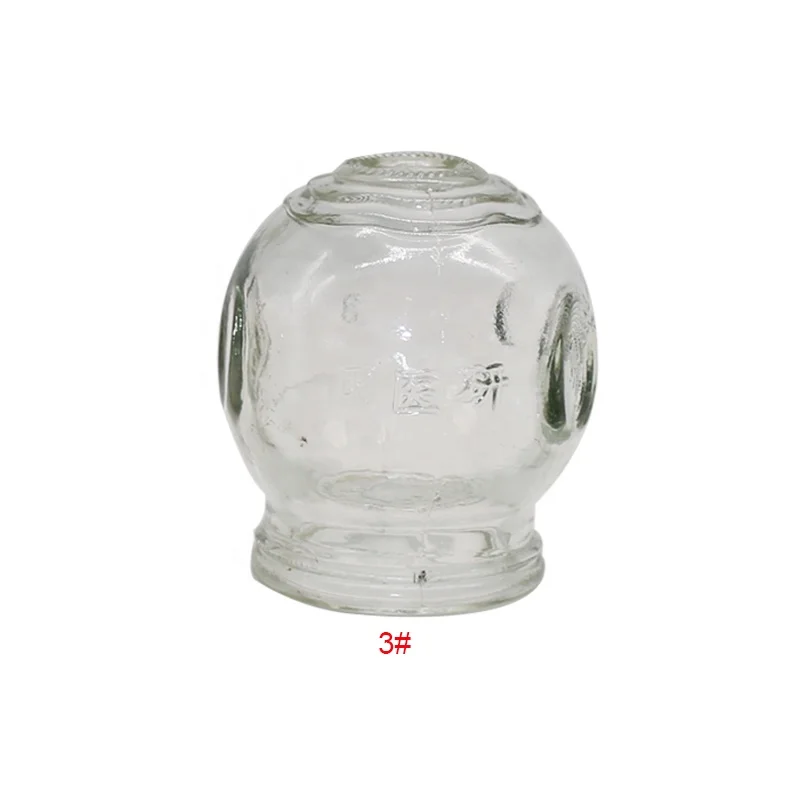 Hot sales best quality Chinese manufacture therapy hijama cupping set fire glass cupping cup