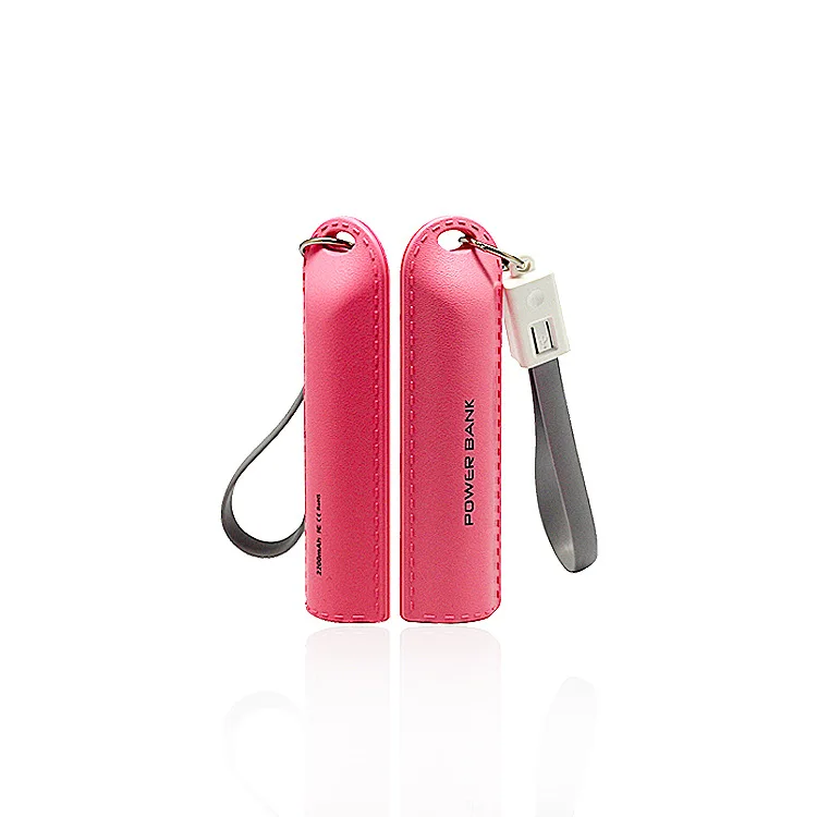 Custom Promotional Gifts Portable Charger Key Chain Mobile Mini PowerBank 2000mAh Phone Power Bank