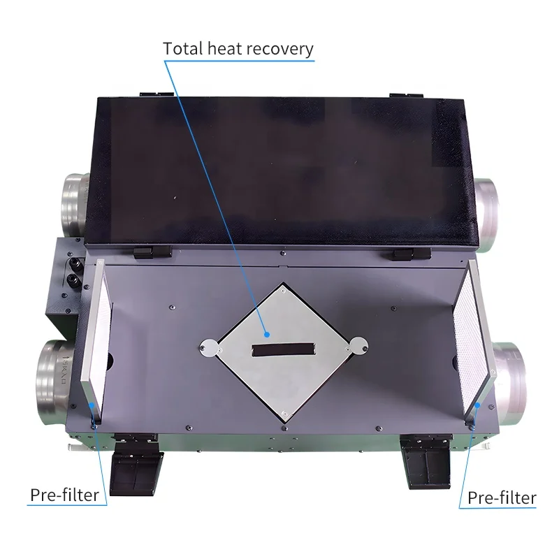 Eco-Friendly Fresh Air Ventilation System HEPA Filter Balanced Airflow Control Electric Power Source Household Hotel Garage