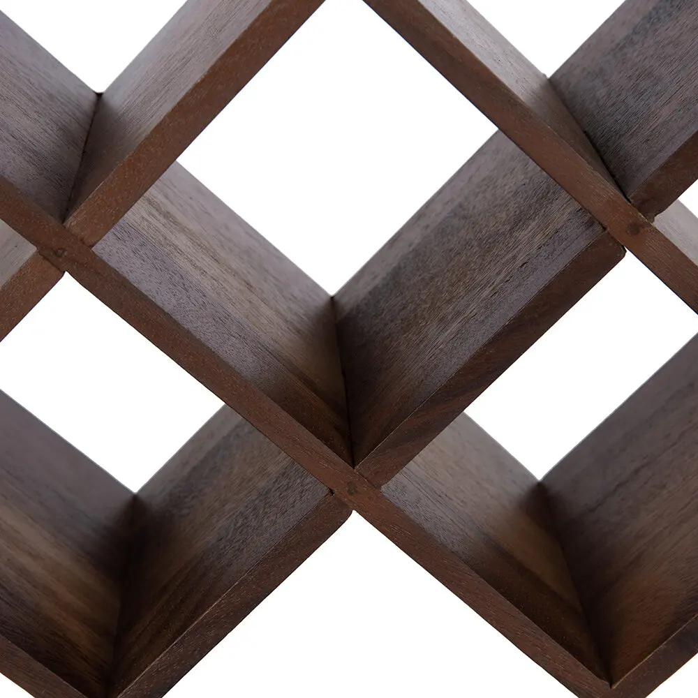 Best Quality Acacia Wooden Wine Rack 6 Bottles Stand Wine Bottle Holder For Bar Restaurant Hotel And Home Decor