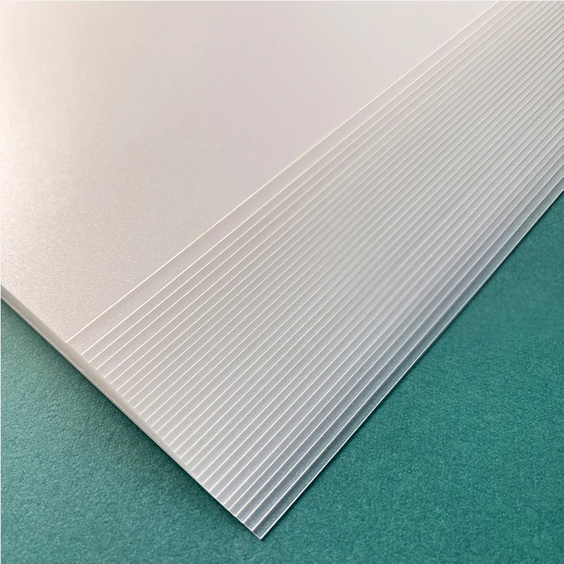 A4 150MIC 100PVC Factory Wholesale pp pet pvc Hard Book Binding Sheet Pvc Binding Cover Paper