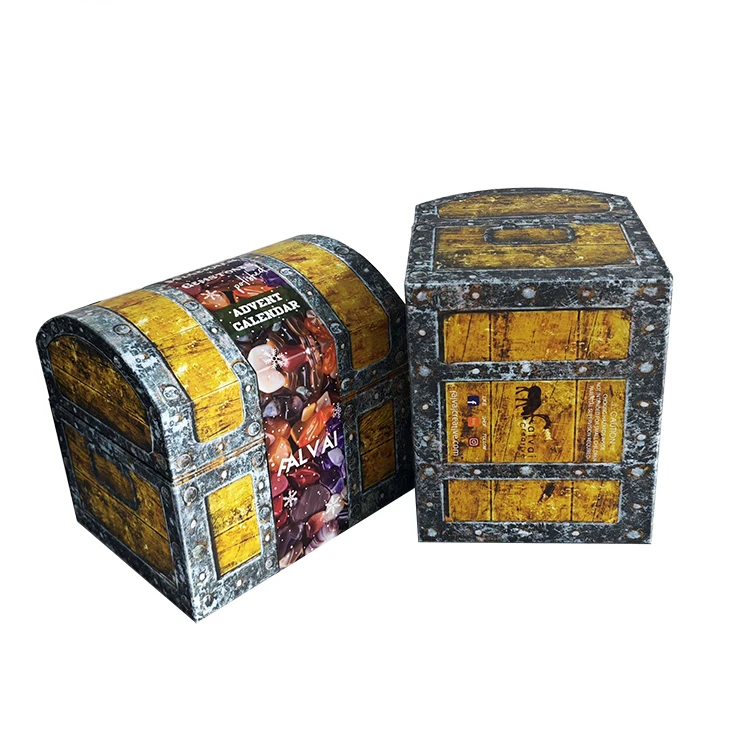 Vintage Cardboard treasure chest box