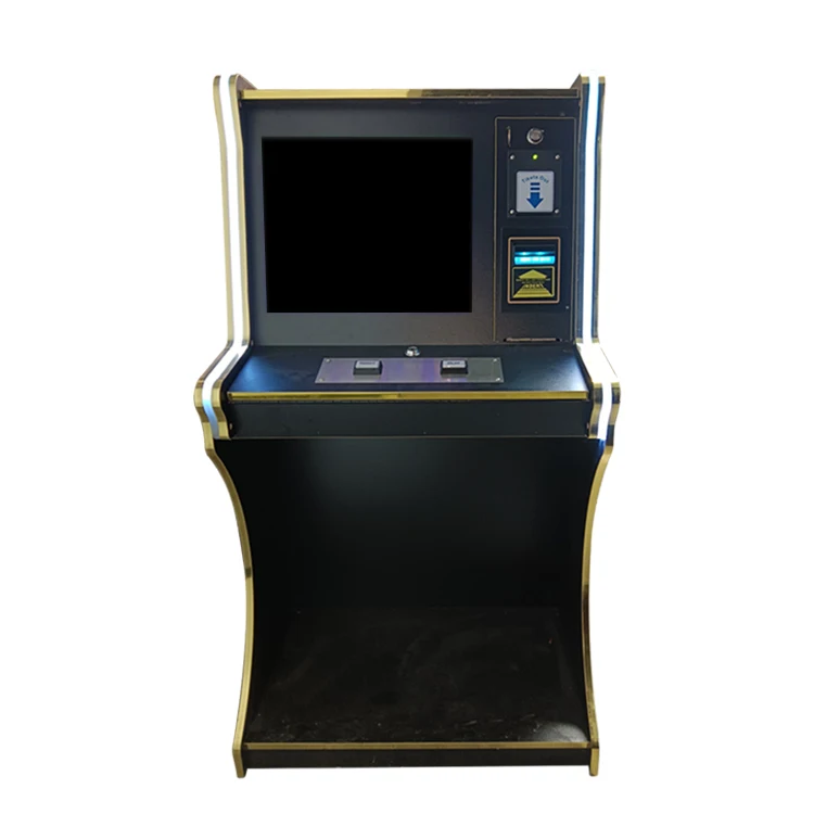 Customized Empty Pog 595 Skill Game Wooden Cabinets Flat Screen Pog LOL WMS550 Game Cabinet Touch Screen Gaming Machines