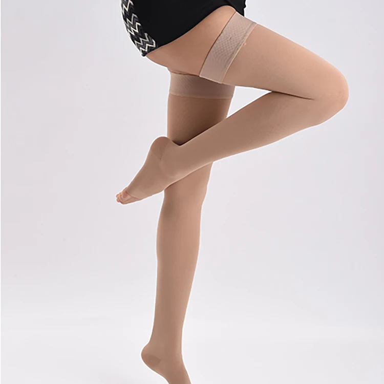 20-30 mmhg Thigh High Compression Socks Varicose Vein Stocking Medical Anti Embolism