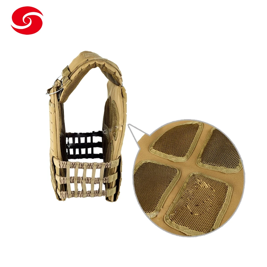 Tactical Camouflage Vest Laser Cut Molle Plate Carrier Chest Rig ballistic vest