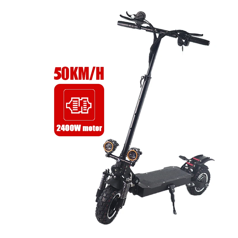 M1 pro Newest M10 Hydraulic Brake 2400w 10inch Wide Wheel Electric Scooter 60v Lithium Battery Electric Skateboarding