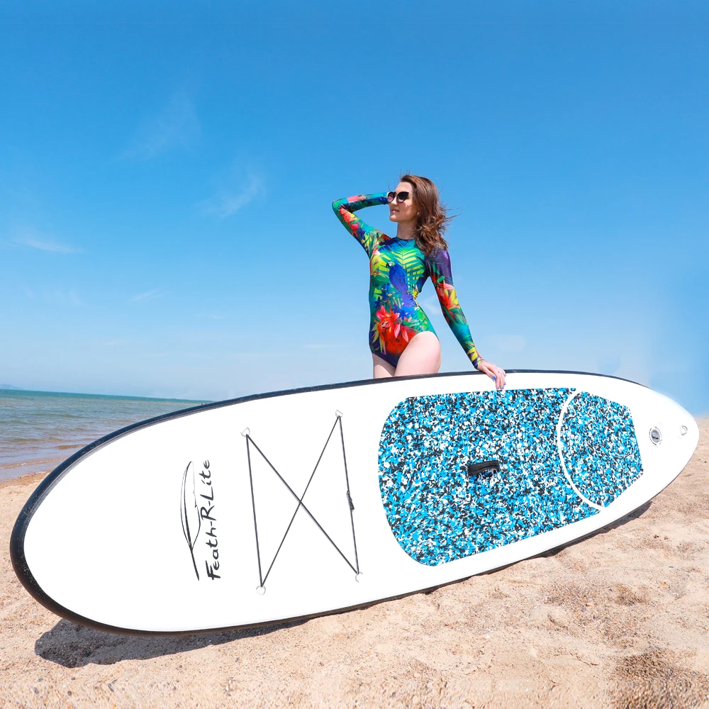  FUNWATER Drop Shipping sup stand up paddle inflatable plastic surfboard surf
