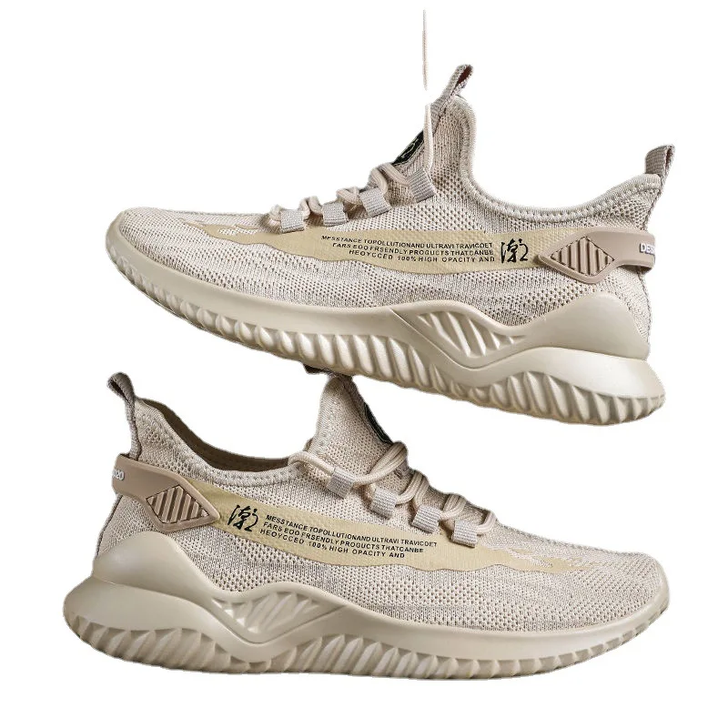 trendy sports casual shoes summer low-top mesh breathable shoes gym shoes for men