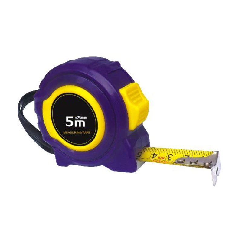 Promotional Double Color 3 5 7.5 meter Square Measuring Tools Waist Plastic Case Steel Blade Customized Logo Tape Measure