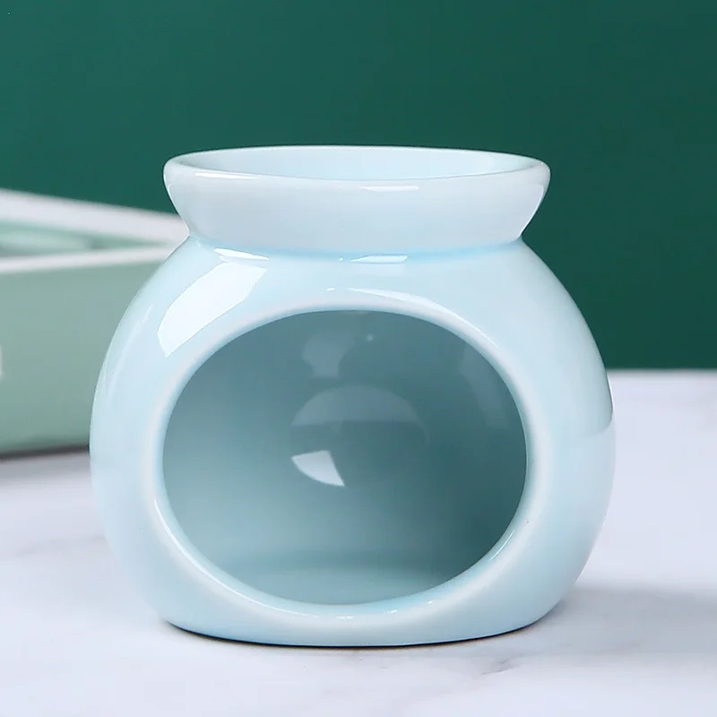 Wholesale Modern Tea Light Holder Small Ceramic Candle Oil Burners Wax Melt Burner for Home Decor