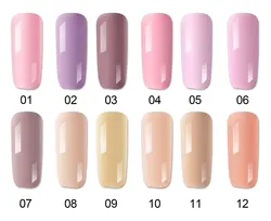 RONIKI Factory Private Label OEM soak off uv nude color gel nail polish for nail art