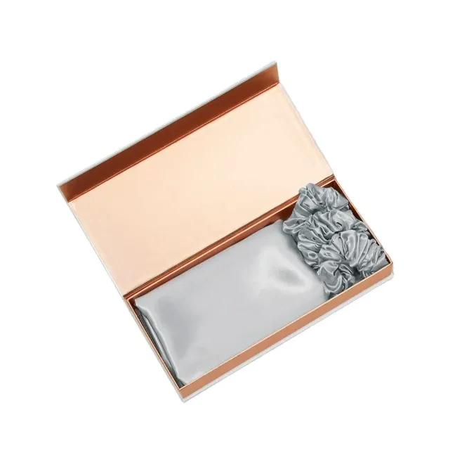 Custom Gift Box Pure Silk Pillow Case 22MM Silk Pillow Case Set With OEKO-TEX Dropshipping 100% Pure Silk Pillowcase