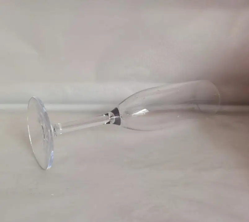 180 ml  Crystal Champagne glass  235 mm high plastic acrylic champagne cup