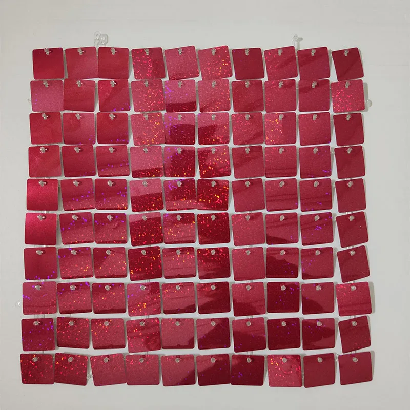 Sparking Wind Artificial Panel Wedding Event Festival Decoration Stunning Gold Glitter Flower Sequin Wall