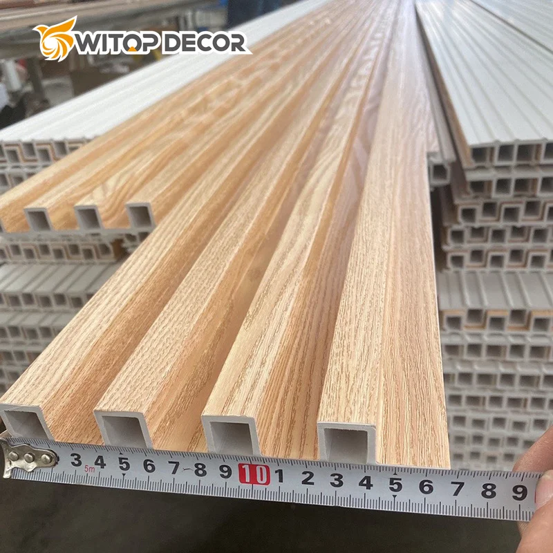 Hollow Wood Plastic Composite Wall Cladding Wall Wood Panel Wpc
