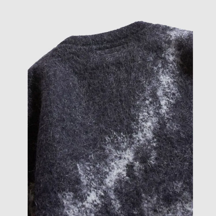 Trendyol варенка с круглым вырезом свитера для мужчин высокого качества на заказ из мохера вязанный модный свитер для мужчин на заказ