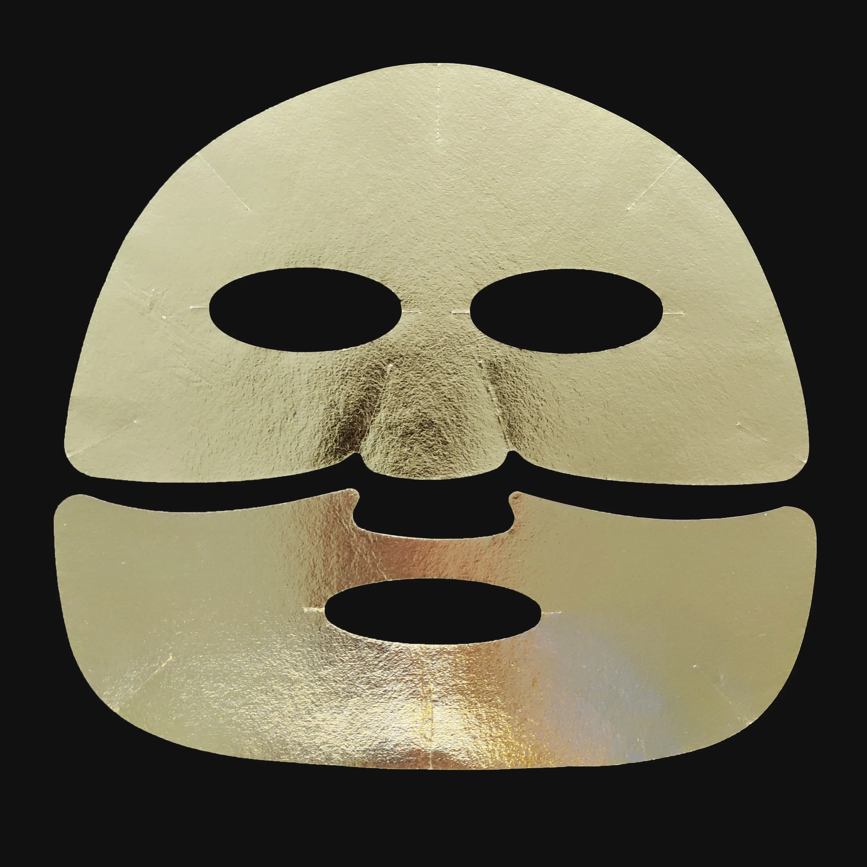 Manufacturer Oem Mask Sheet Dry Odm Mask Leaf Mask Sheet Golden Gold China Cotton Moisturizer Face Female Customizable Spunlace