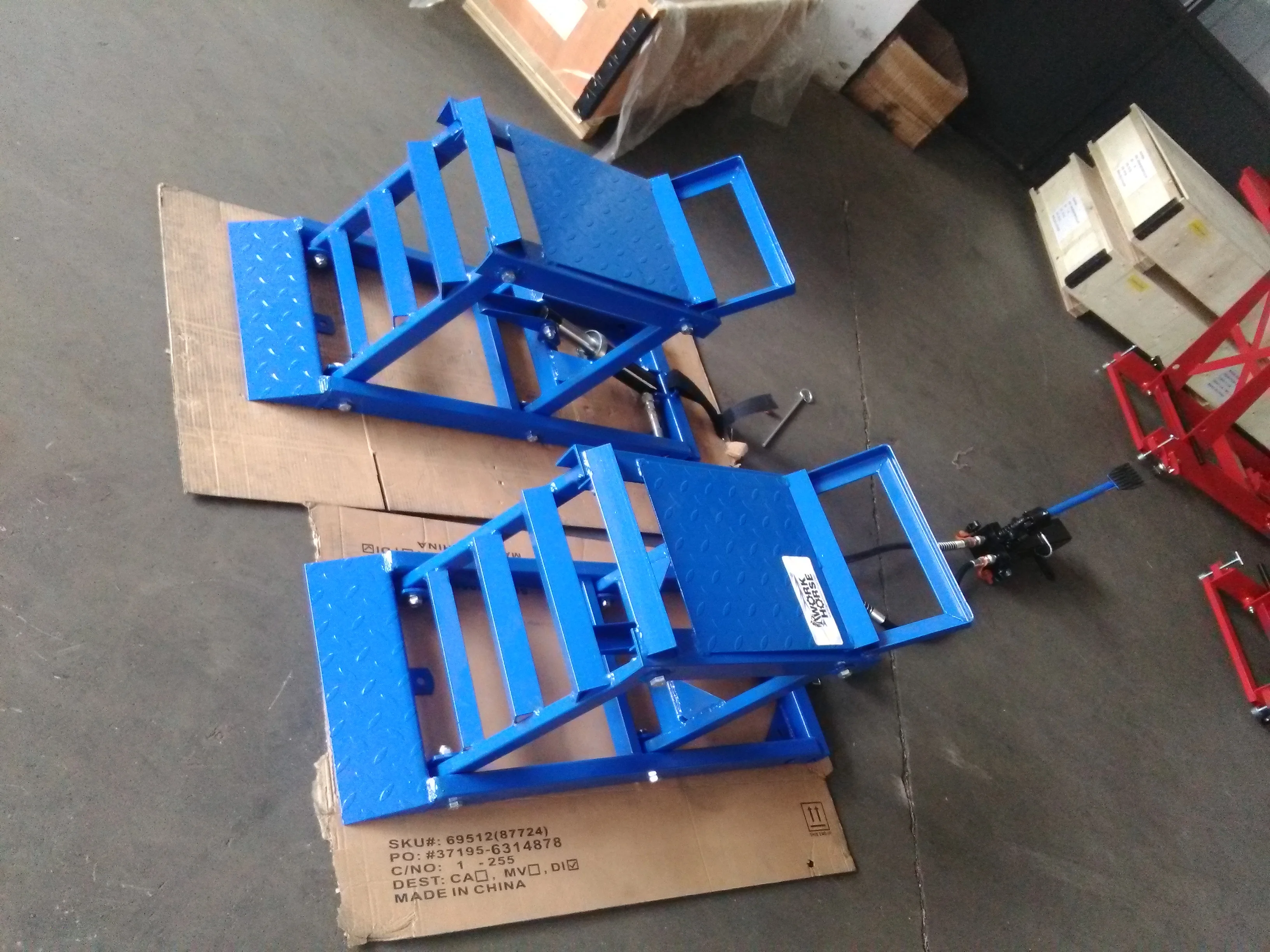 2000LBS/3000LBS hydraulic car lift hand pump lift tire lift