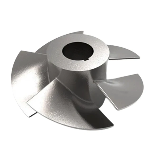 customized stainless steel water pump lost wax casting impeller centrifugal pump impeller casting service