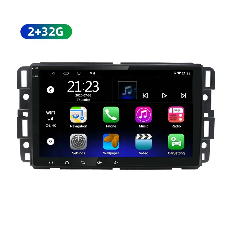 Double Din Ram 2Gb Rom 32Gb 8Inch Fm Gps Capacitive Screen Car Radio Android 9.1 Multimedia Player