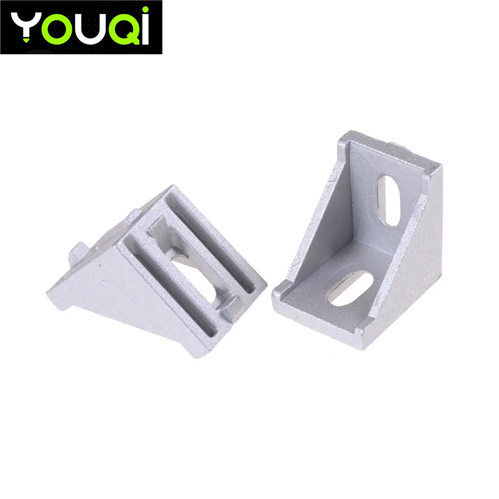 YouQi 3D принтер запчасти ЧПУ 2020 3030 4040 6060 угловой кронштейн из