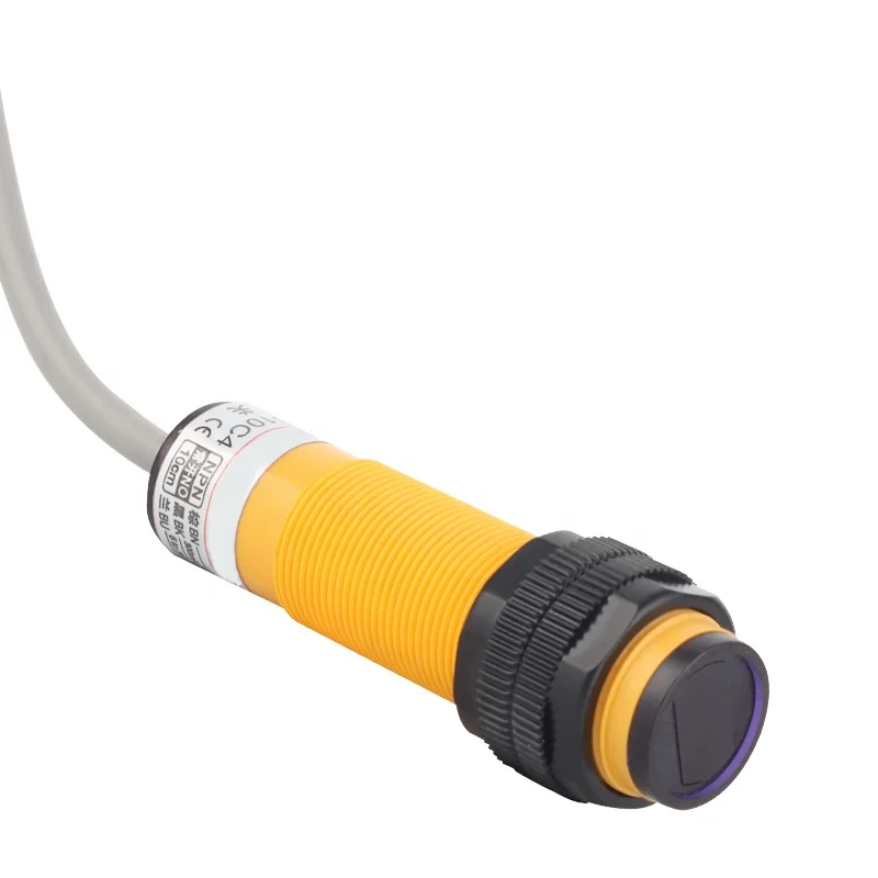 E3F-DS10C4 Proximity Switch Photoelectric Sensor Switch 10CM Detection Range Adjustable NPN PNP NC NO 6-36V 4pin photo sensor