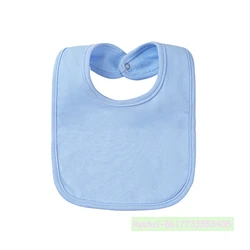 CPC 2021 OEM 11colors 100% 190gsm combed cotton customize plain white bibs cotton printed baby bibs  custom baby bibs