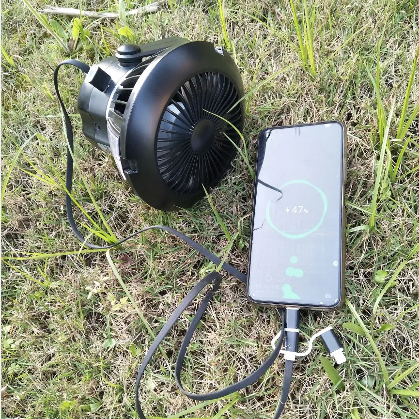  Портативный USB аварийный тент лампа-вентилятор на солнечной батарее со светодиодным фонариком подвесной крючок перезаряжаемый вентилятор для кемпинга