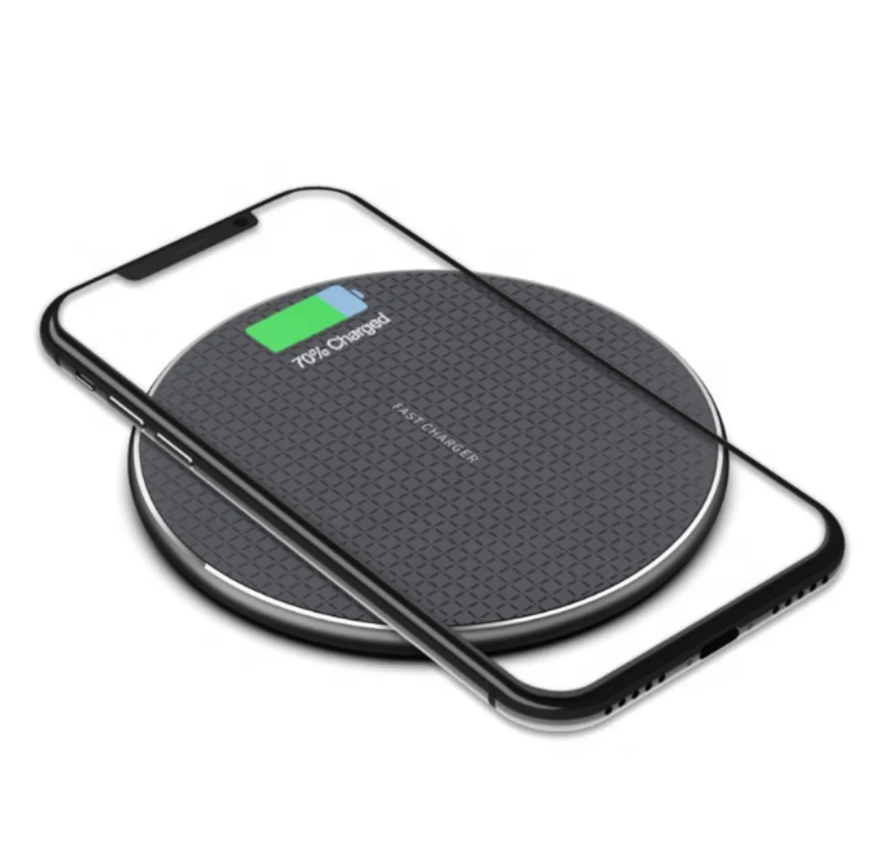 2023 new latest k8 mobile phone wireless charger 10W Qi ultra-thin metal fast portable charging board