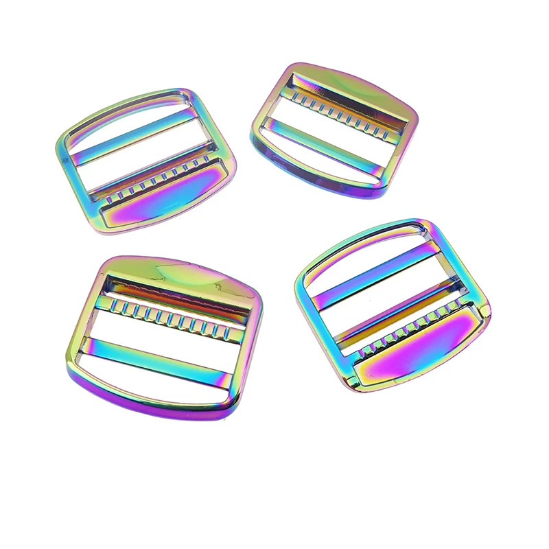 38mm Metal Adjuster Slide Buckle Belt Regulator Bag Slide Adjuster Buckle Ladder Lock Buckle