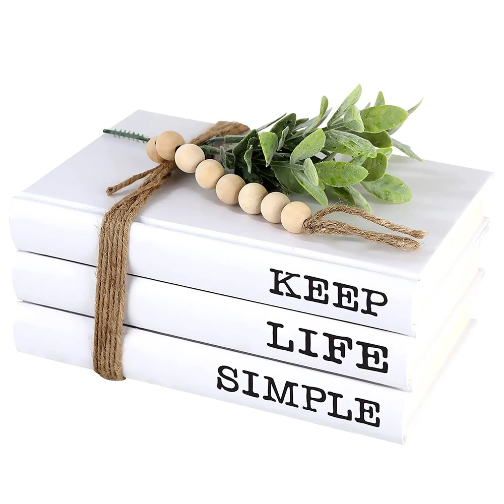 Wholesale Custom Designer Luxury Channel Fake Decorative Book Set Decor Modern Blank Faux Books Home Decoration Books Printing