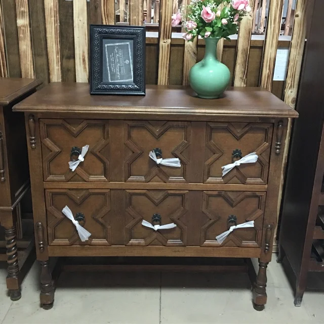 antique wooden wardrobes cabinet organizer brown with 6 carved drawers for living room