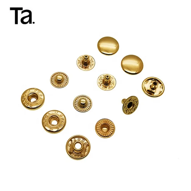 TANAI Fashion decorative rivets metal jeans button studs snap button