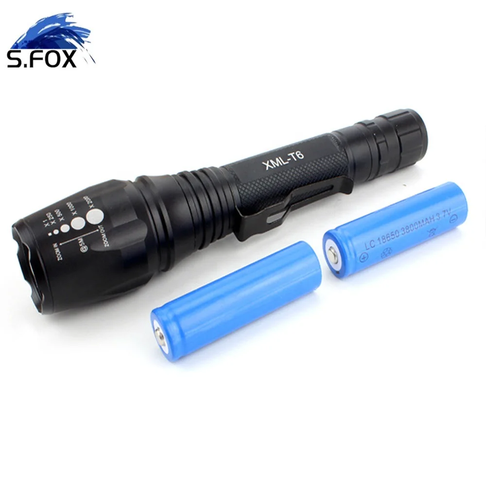 Super Power Bright Aluminum Military 1200 Lumen Rechargeable Best Tactical Torch Lamp Most Powerful LED Flashlight