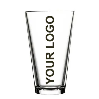 Wholesale Transparent Custom logo 16oz Glass Cup 300ml Coffee Mugs