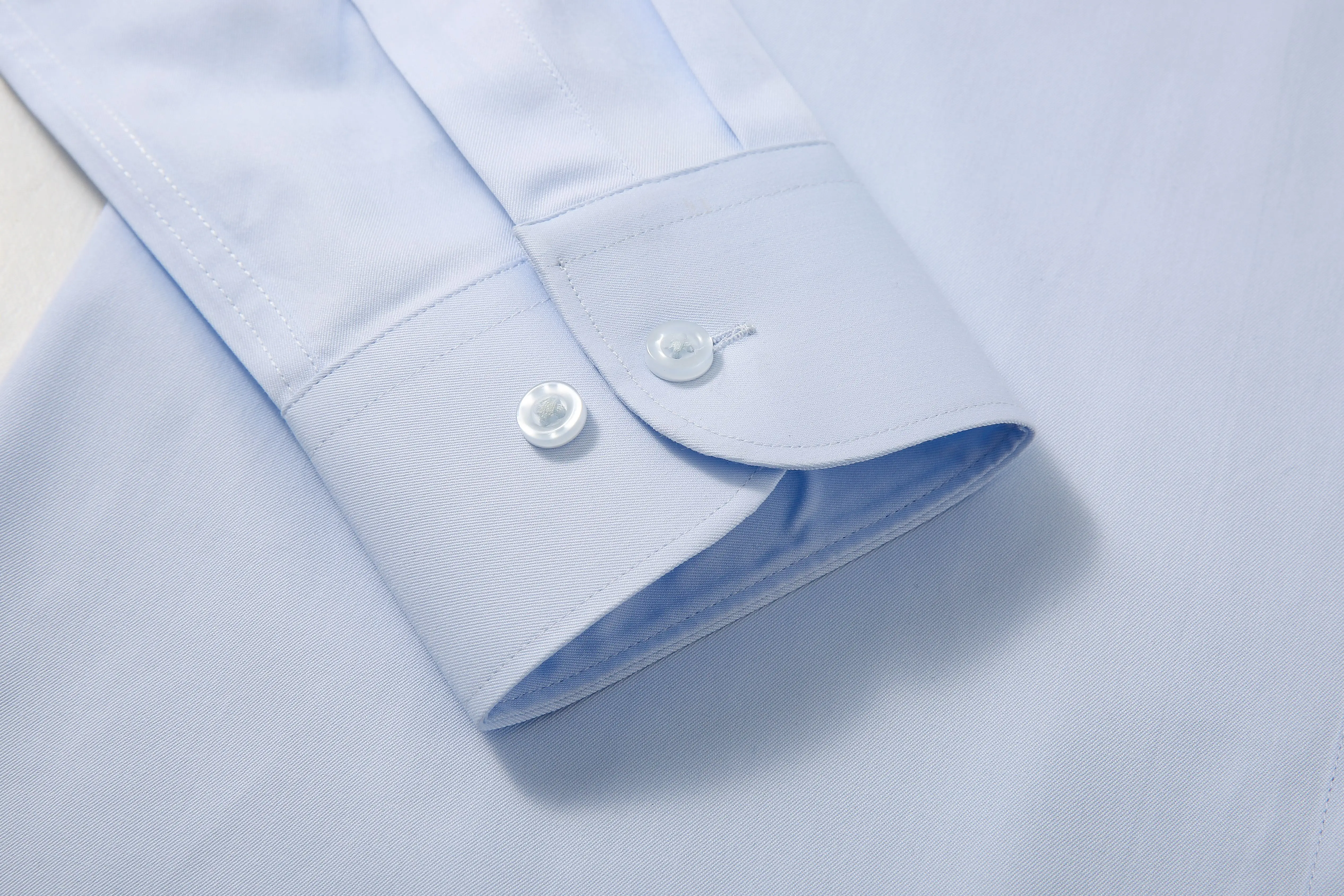 Triple-proof fabric non iron shirts for men bamboo fiber fabric waterproof oil-proof stain-proof white t shirt