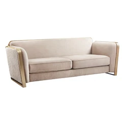 Italy Postmodern Pure Genuine Leather Modern modular Design Luxury Sofa Set Couch Living Room Furniture Sofa