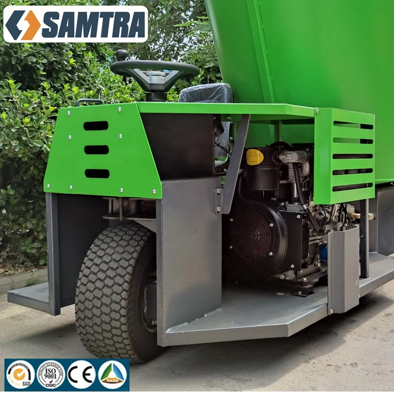 Self-propelled Vertical Cattle Feed TMR Mixer